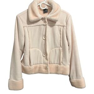 Cream Faux Fur Jacket